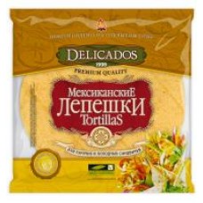 Лепешки ''Delicados'' тортильи пшеничные сырные, 400 г