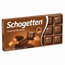 Шоколад молочный ''Schogetten'' Caramel Brownie, 100 г