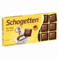 Шоколад молочный ''Schogetten'' for Kids с кремовой начинкой, 100 г