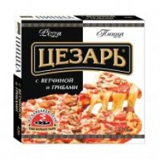 Пицца ''Цезарь'' с ветчиной и грибами, 420 г