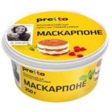 Сыр творожный ''Pretto'' Маскарпоне 80%, 250 г