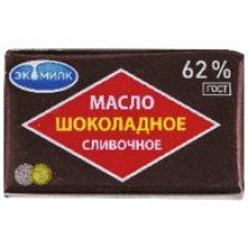 Масло ''Экомилк'' сливочное шоколадное 62%, 180 г