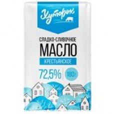 Масло ''Хуторок'' Крестьянское сладко-сливочное 72,5%, 180 г