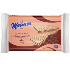 Вафли Manner Knuspino с шоколадным кремом, 110 г
