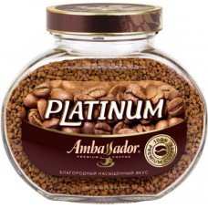 Кофе Ambassador Platinum растворимый сублимированный, 95 г