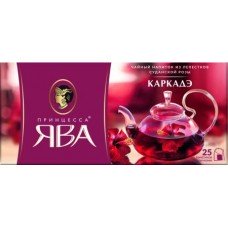 Напиток Принцесса Ява Каркадэ чайный из лепестков суданской розы, 25x1,5 г
