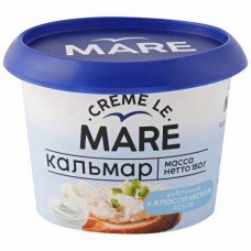 Паста Creme Le Mare Кальмар рубленный в классическом соусе, 150 г