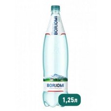 Вода Borjomi природная минеральная ПЭТ, 1,25 л
